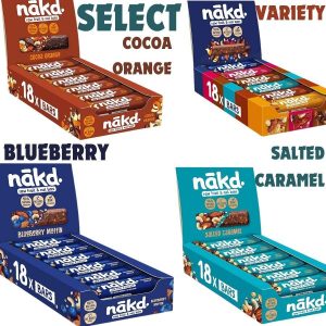 🔥🔥Our Best Seller is Back（Just $2.99 !）🔥🔥Nakd Fruit and Nut Bars Assorted 4 Boxes